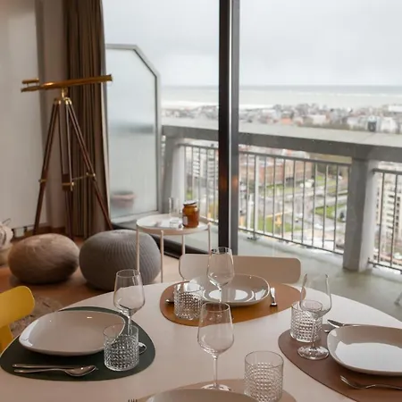 Luxueuze Studio Met Adembenemend Zicht Op Oostende Apartamento Ostende