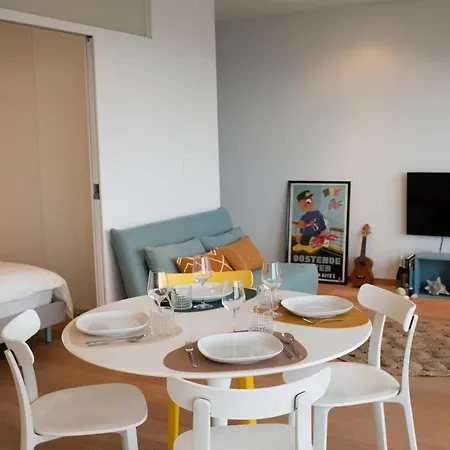 Luxueuze Studio Met Adembenemend Zicht Op Oostende