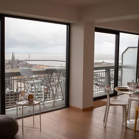 Luxueuze Studio Met Adembenemend Zicht Op Oostende