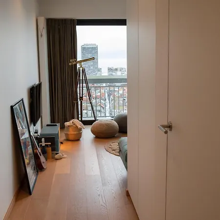 Luxueuze Studio Met Adembenemend Zicht Op Oostende *